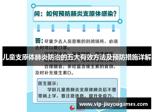 儿童支原体肺炎防治的五大有效方法及预防措施详解
